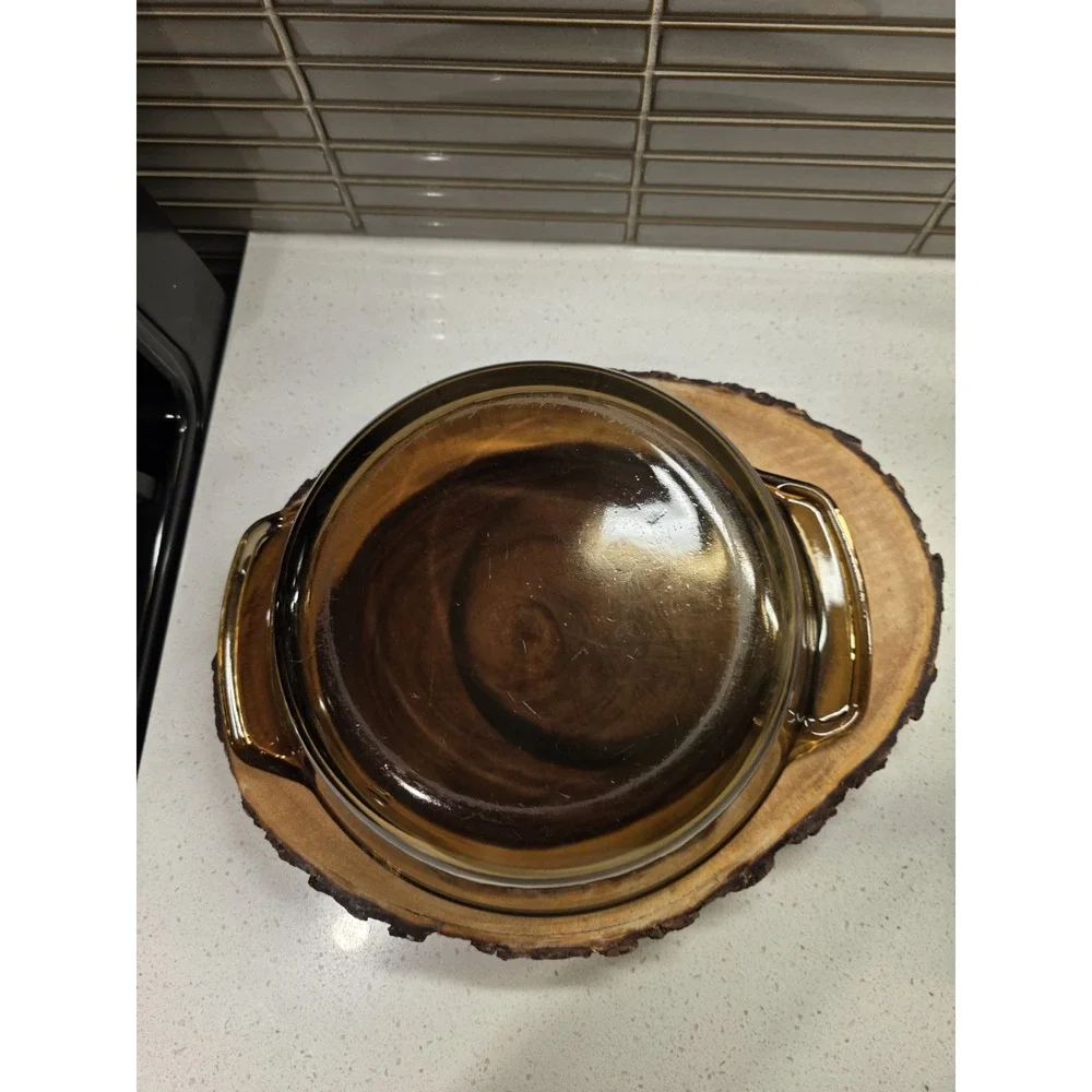 Vintage Anchor Hocking Ovenware 2qt Casserole Dish 9